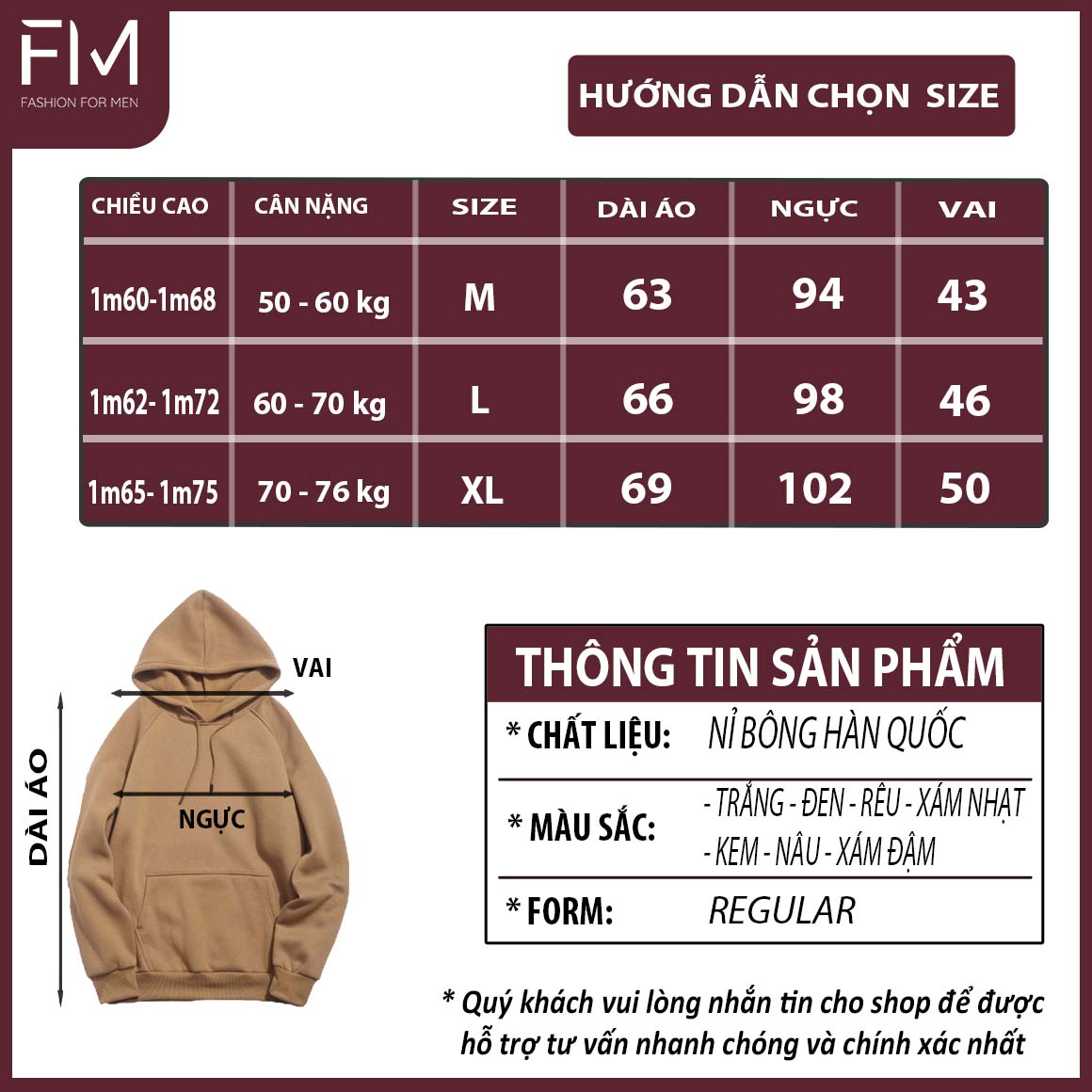 Áo hoodie nữ thời trang Hàn Quốc, chất nỉ bông nhẹ, ấm áp, trẻ trung, năng động - FORMEN SHOP - FM7GV016