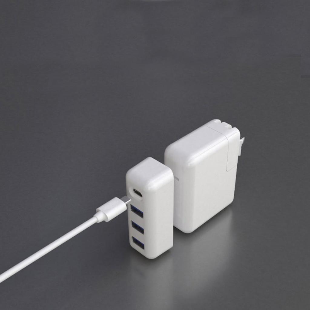 USB C Hub With 3 USB 3.0 Ports USB C Adapter Charge Splitter Dock