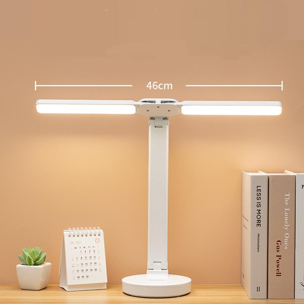 Đèn học để bàn, đọc sách làm việc - Đèn học chống cận thị, bảo vệ mắt sạc USB , cảm ứng tích điện thông minh