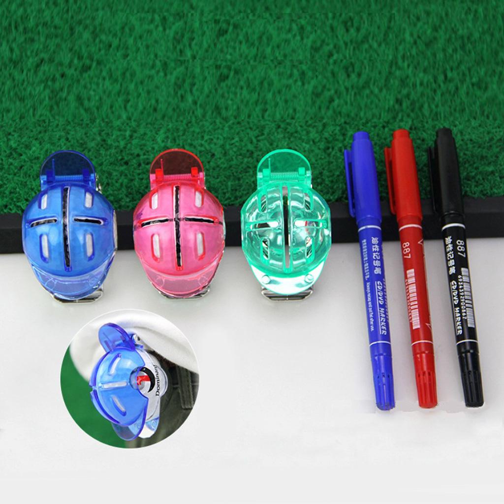 Professional Golf Ball Liner & Marker Line Drawing Alignment Tool For Putting