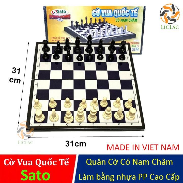 Bộ đồ chơi Cờ Vua Quốc Tế , Bộ cờ vua kèm bàn cờ loại Cao Cấp -