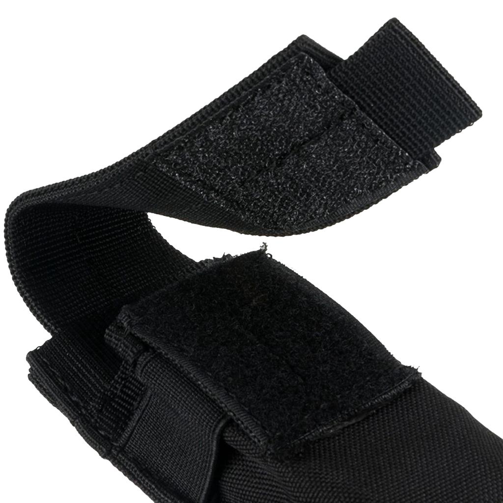 4xTactical Military Flashlight Torch Belt Holster Holder Pouch - Black