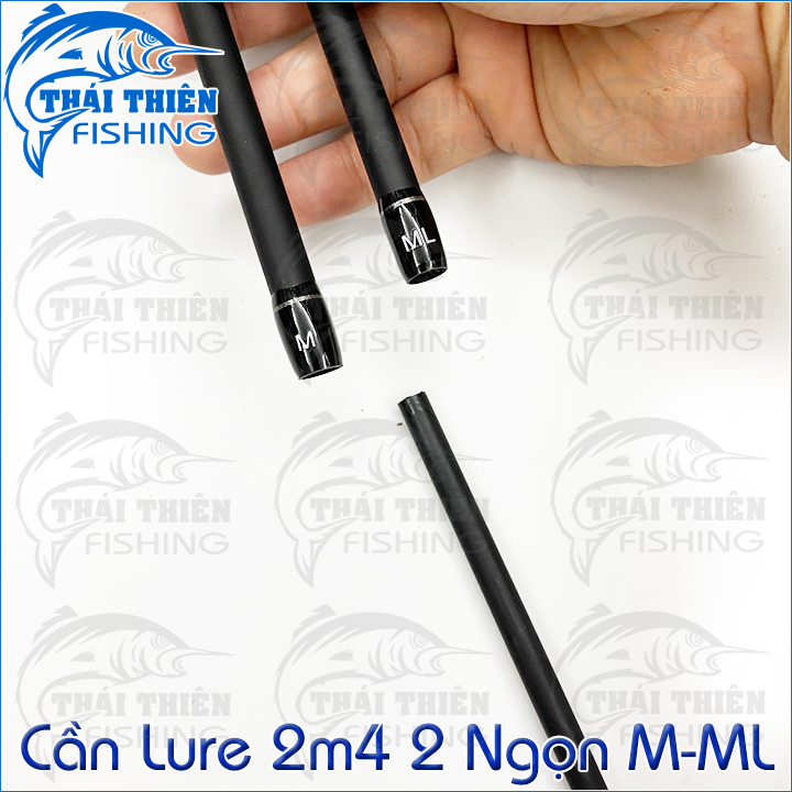 Cần Câu Lure Carbon Knight 2m4 2 Ngọn M - ML Chuyên Lóc, Chẽm, Tráp Cảm Giác