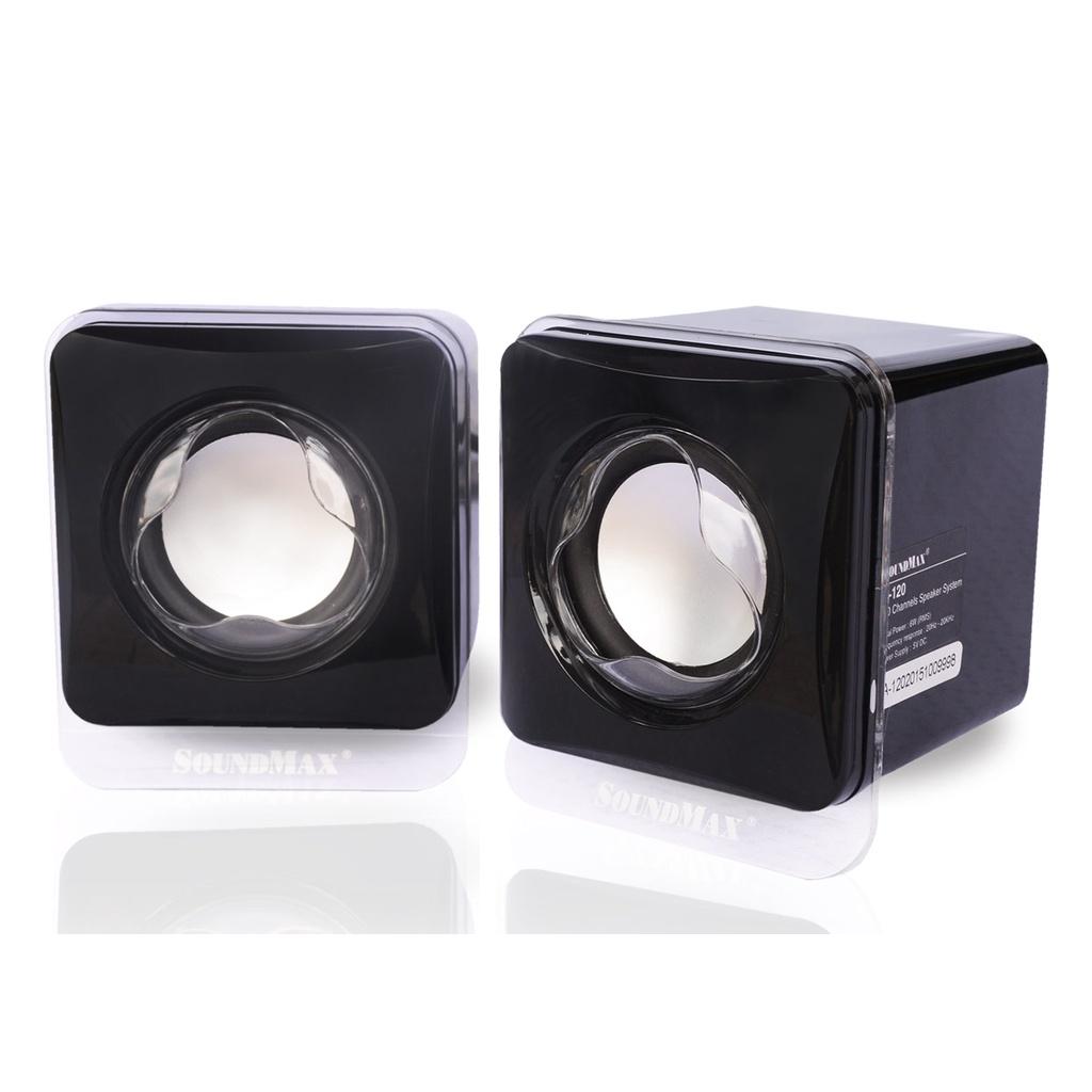 (Màu ngẫu nhiên) Loa vi tính SoundMax A120 / 2.0 - Hàng chính hãng.