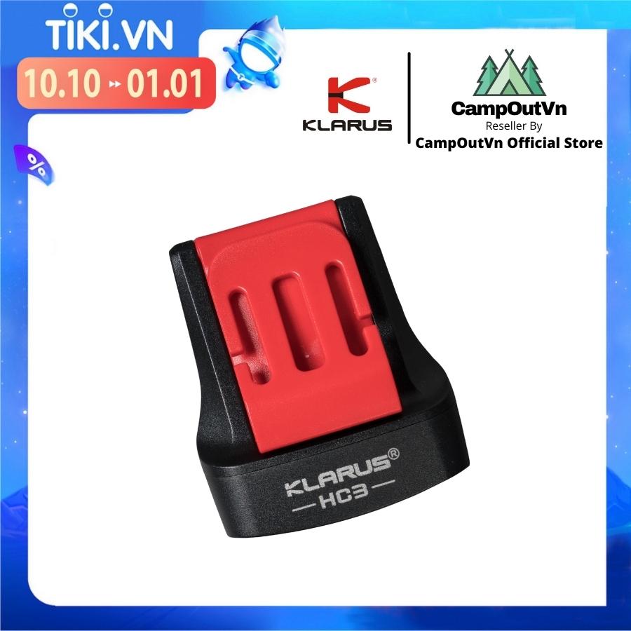 Đồ cắm trại Klarus HC3 Đèn pin đội đầu nhỏ gọn cắm trại tiện lợi campoutvn A498