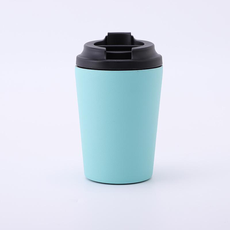 Đảm Bảo Chất Lượng Mới Di Động Tay Treo Tai Cốc Cà Phê 2 Lớp Inox Cách Nhiệt Ô Tô Văn Phòng Cốc Nước