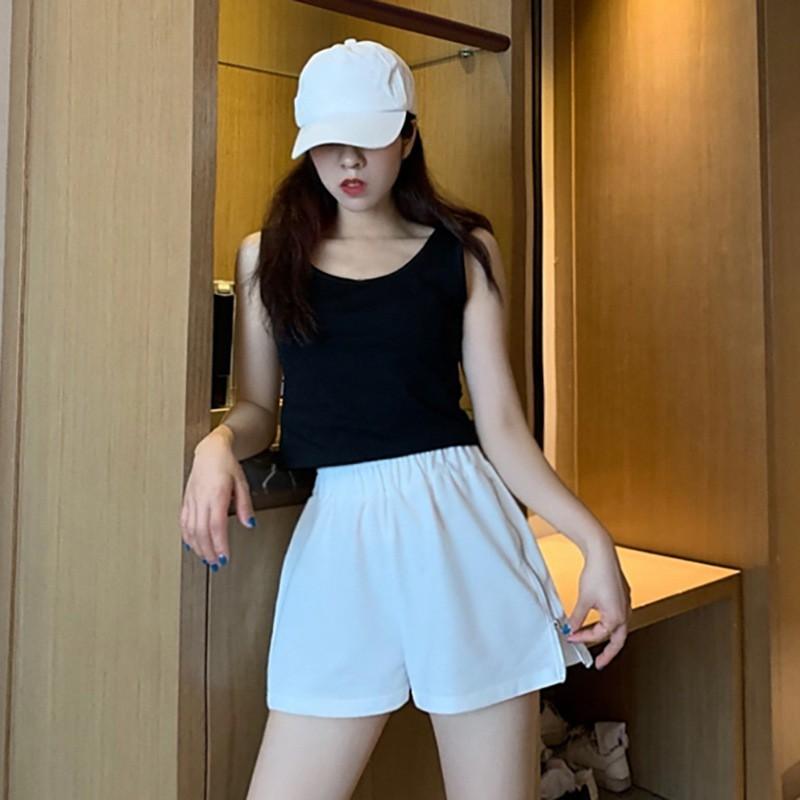 Quần Short Nữ Lưng Cao Ống Rộng Thời Trang Hàn Quốc
