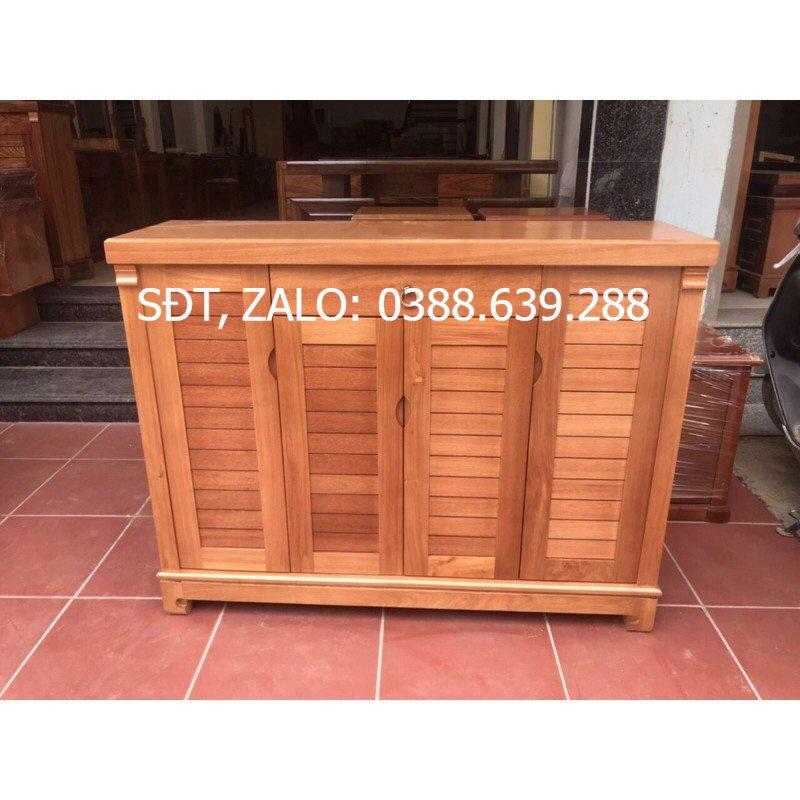 Tủ giày gỗ sồi loại 1 chắc chắn tỉ mỉ