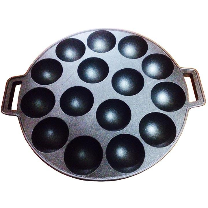 Khuôn đổ bánh bạch tuộc tại Nhà chống dính 14 lỗ loại 1 không dính