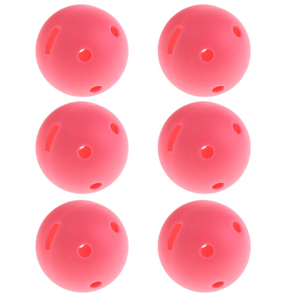 6 Pieces Lightweight Golf Balls Indoor Practice Golf Balls 2 Color Options