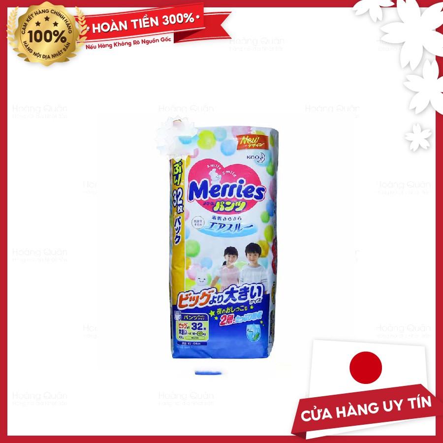 Tã Merries quần size XXL32 cho bé từ 15-28kg