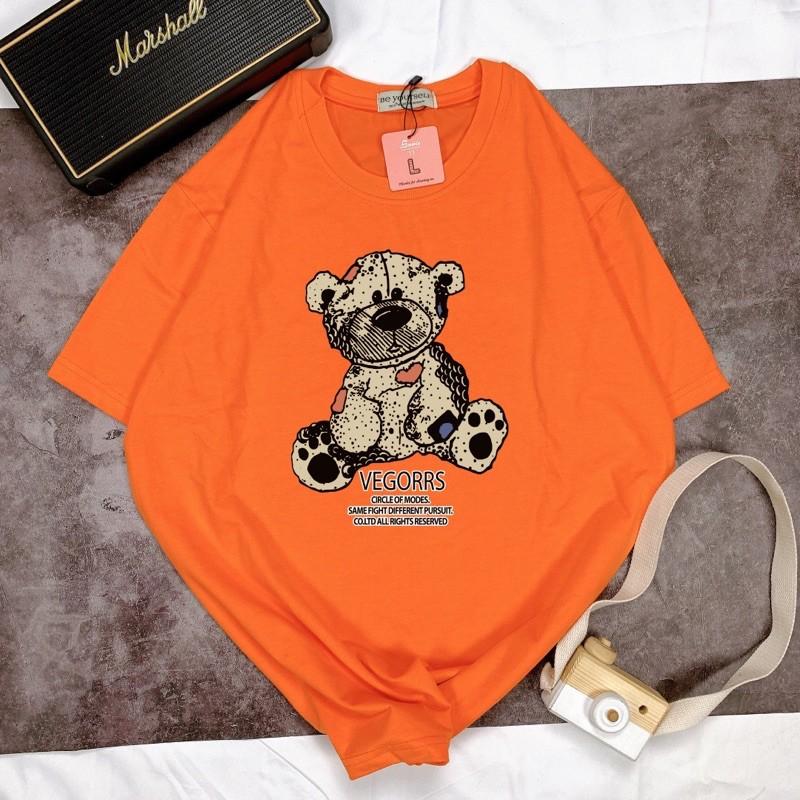 Áo Thun Tay Ngắn UNISEX GẤU BEAR - Hình chụp thật