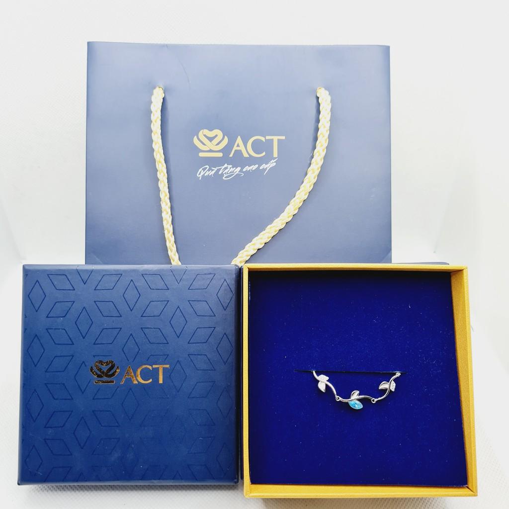 Lắc tay hoa leo chất liệu bạc 925 thời trang phụ kiện trang sức nữ sang trọng