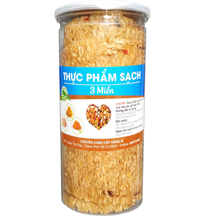 Mực Cán Ép Tẩm Gia Vị Thơm Ngon - Hũ 200G