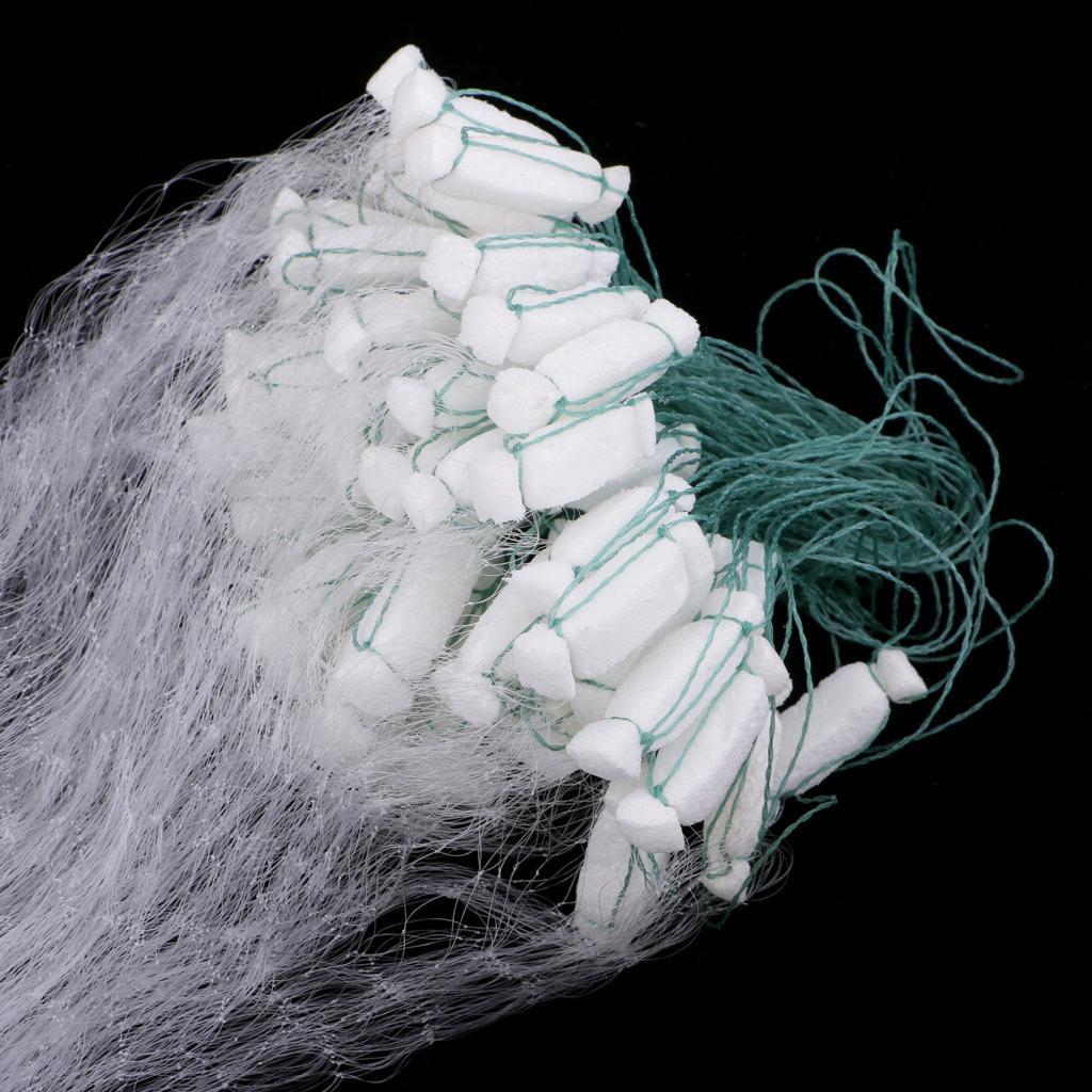 2pcs Fishing Fish Mesh Trap Nylon Fishing Gill Net Casting Nets