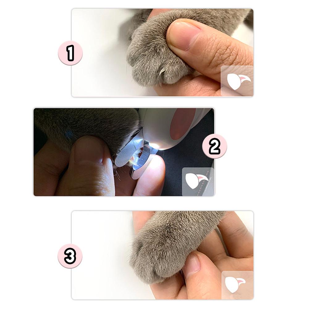 Dụng cụ cắt móng cho thú cưng chuyên nghiệp Claw Trimmer có đèn Led cắt dễ dàng