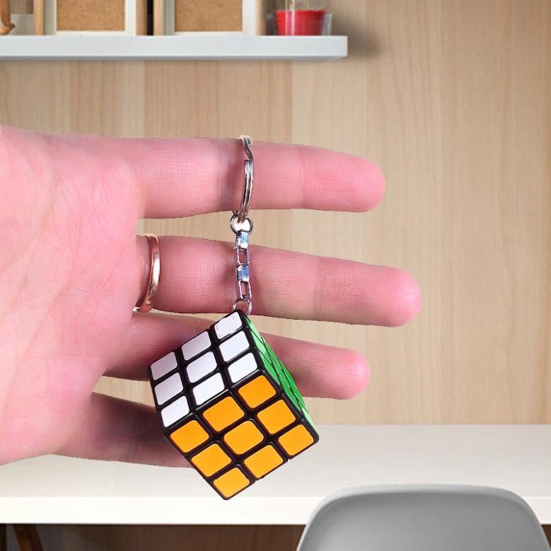 Móc chìa khóa gắn đồ chơi khối rubik 3x3 CHENGMEI