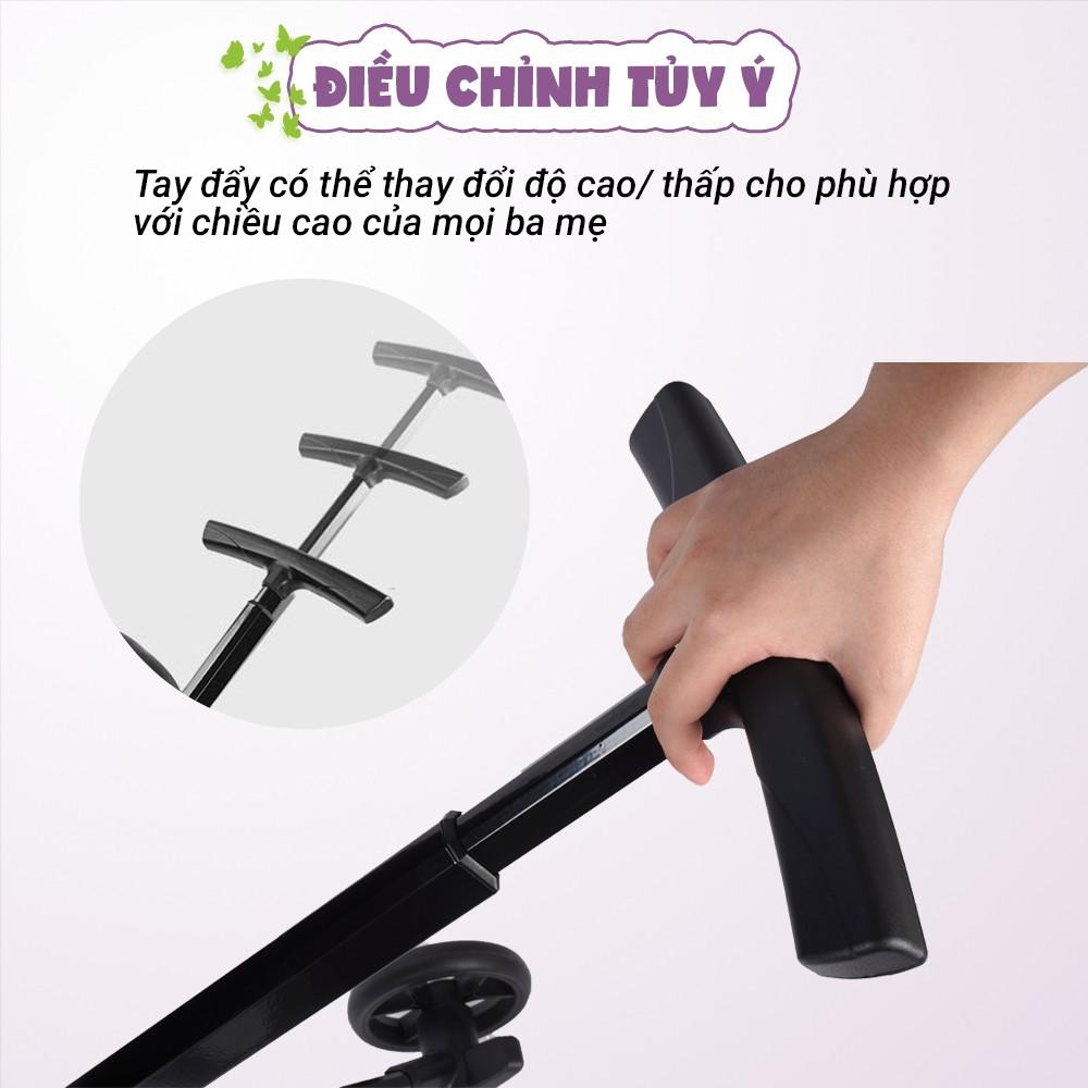 Xe đẩy du lịch gập gọn 2 chiều giảm xóc cao cấp Qatta S113 - Joovy - Xe đẩy đảo chiều