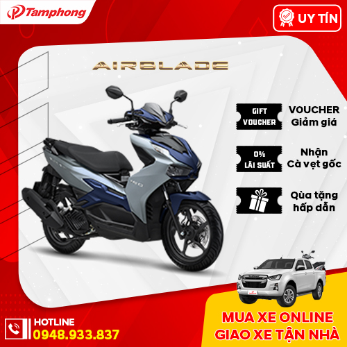 Xe máy Honda Airblade 160 - Phiên Bản Cao Cấp 