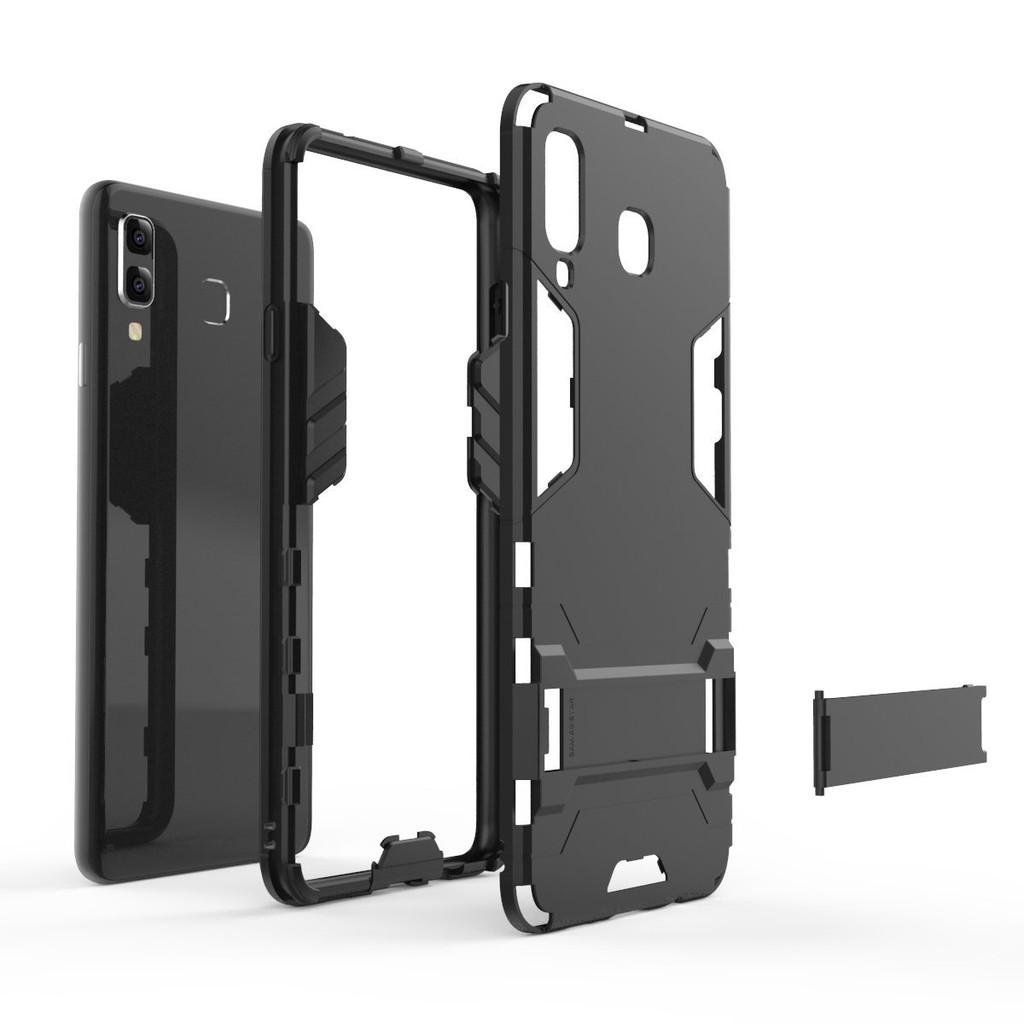 Ốp lưng cho Samsung A10 A10s A20 A20s A21S A30 A30s A50 A50s A70 chống sốc IRON - MAN kèm chống xem video bảo vệ camera