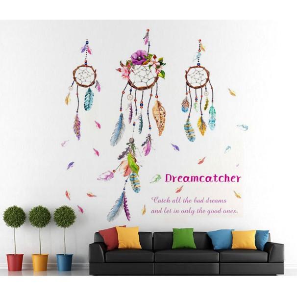 Decal trang trí tường - DREAMCATCHER sắc màu