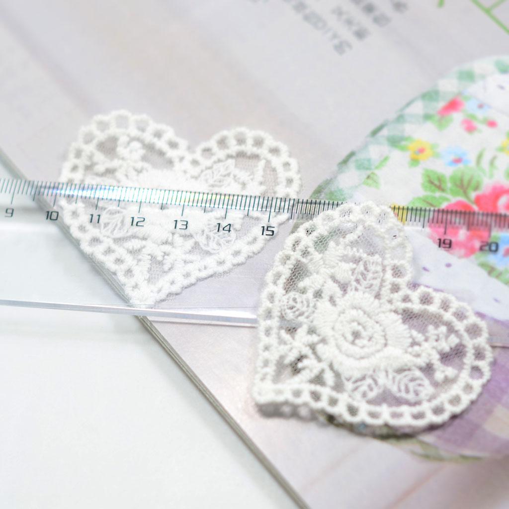 Bộ 15 Miếng Các Loại Trắng Ren Thêu Miếng Dán May Táo Viền Thủ Công DIY