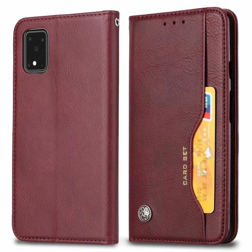Bao da điện thoại kiểu ví gập cho Samsung Galaxy A12 A32 A52 A72 M51 A51 A71 A21S A70 A70S A50 A50S A30S A30 A20