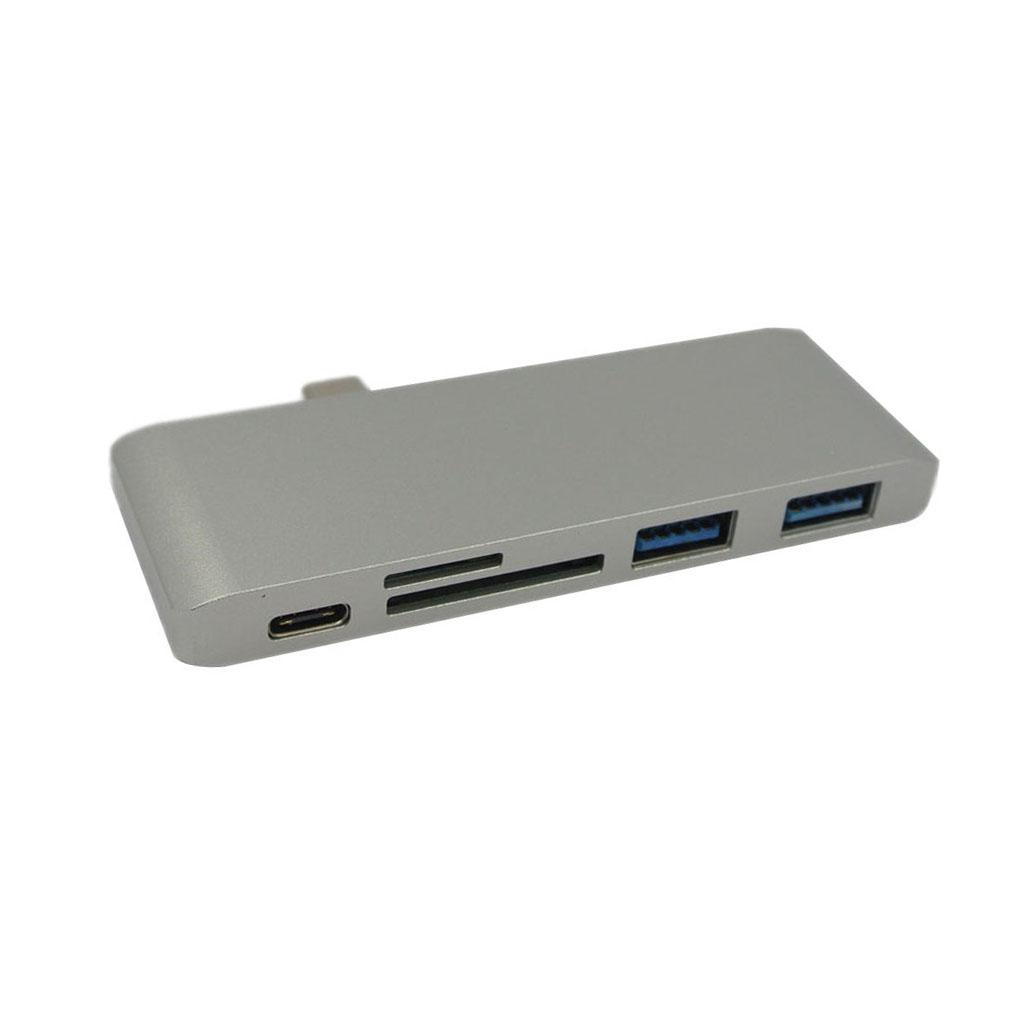 Type-C to USB3.0  Adapter Charging Data Converter Card Reader Grey