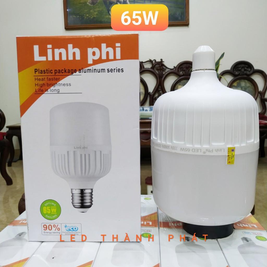 Bóng Điện Siêu Sáng ️  ️ Bóng Đèn Led Trụ Linh Phi Tiết Kiệm Điện Năng 5W-10W-15W-20W-30W-40W-50W-65