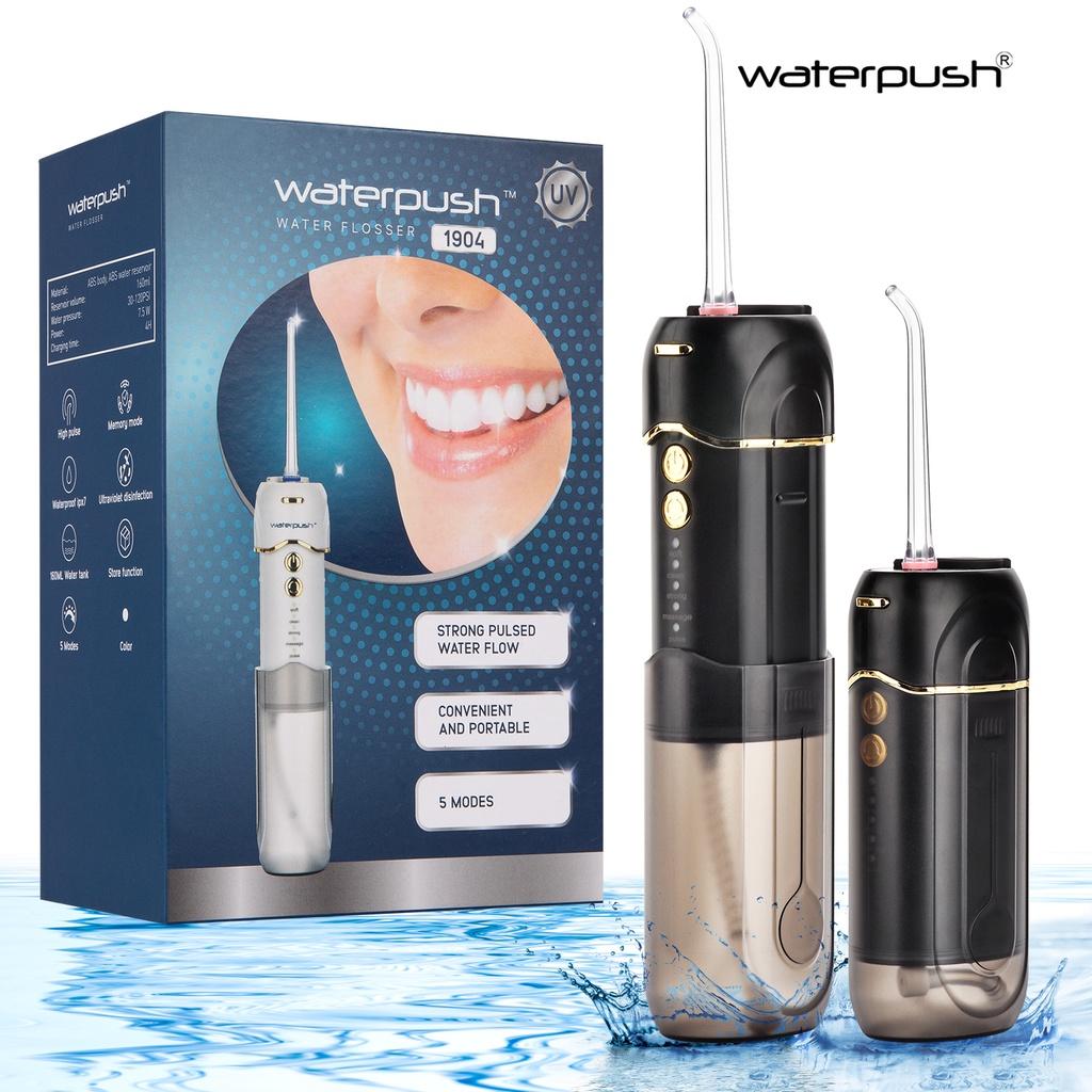 Máy Tăm Nước Du Lịch Cao Cấp WaterPush CY-1904 Black-Siêu nhỏ gọn-1 đổi 1 Online trong 12 tháng