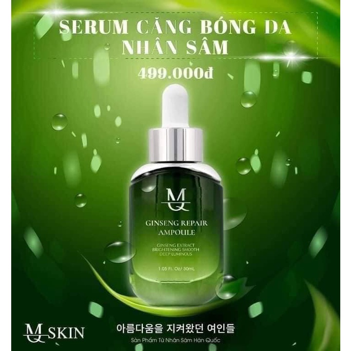 Serum căng bóng da nhân sâm Mq skin