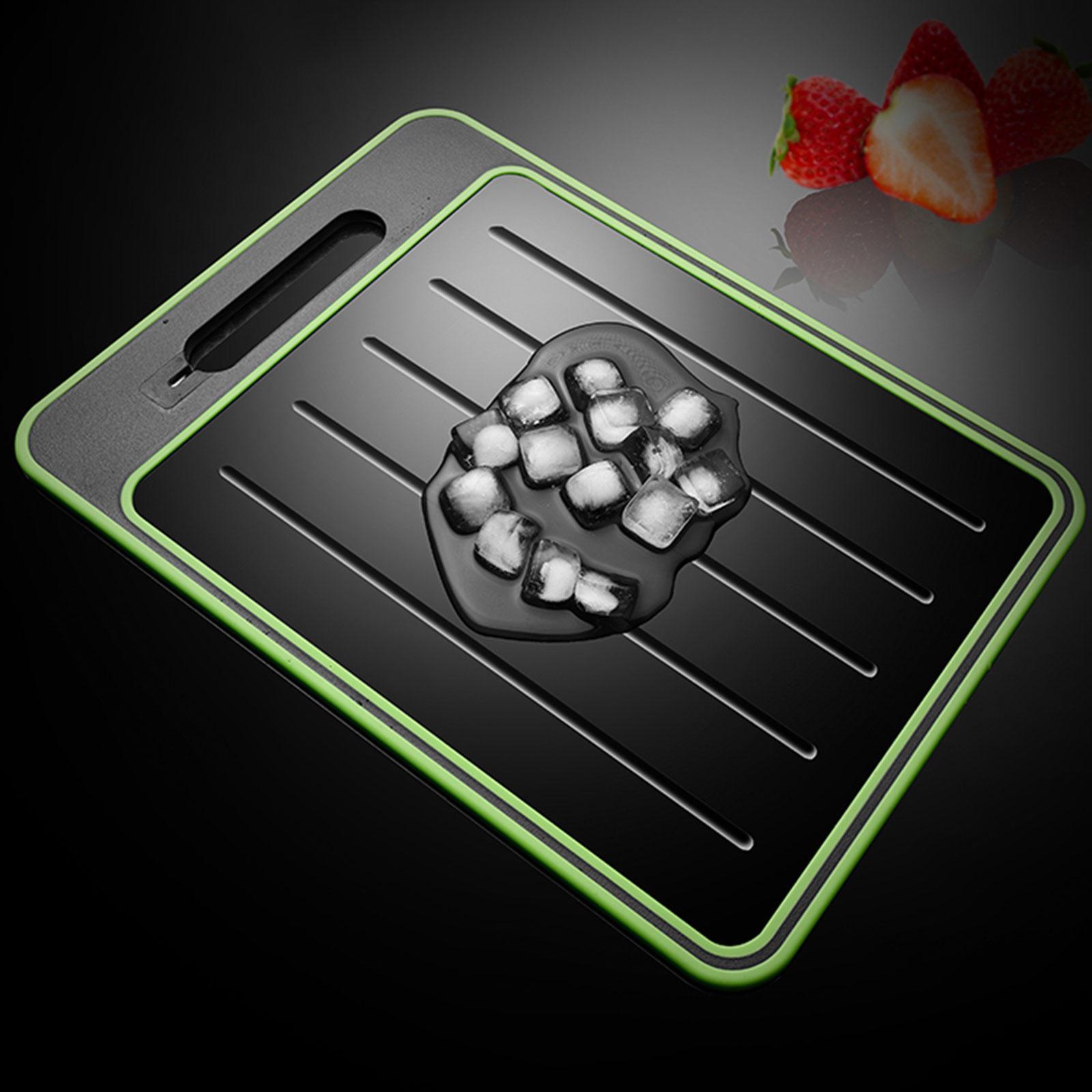 Cutting Board Quick Defrosting for Thawing Food Frozen Meat No Microwaves