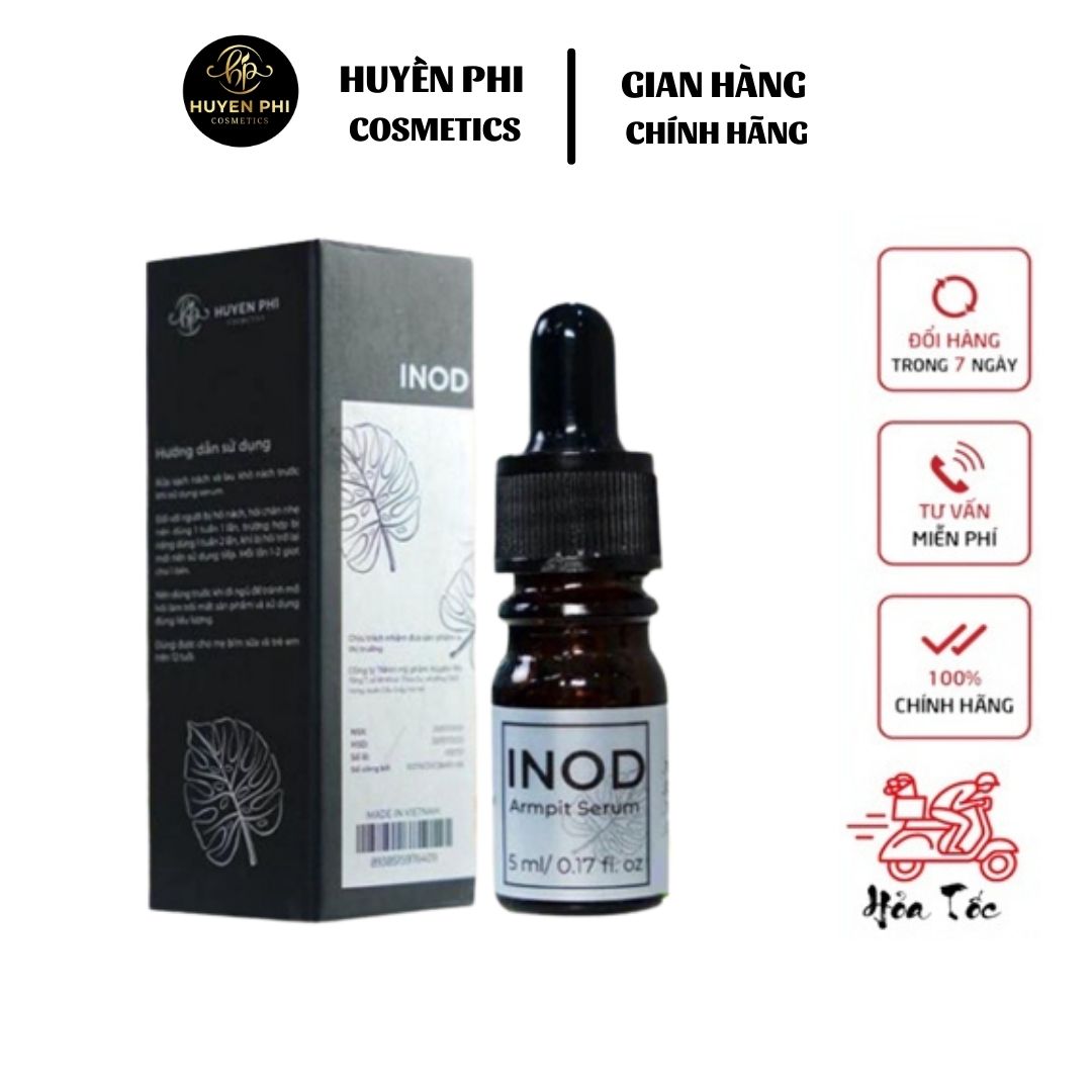 Serum INOD Huyền Phi Khử Mùi Hôi Chân Hôi Nách Mùi Cơ Thể Giảm Thâm Khô Thoáng Hương Thơm Tự Nhiên Dung Tích 5ml