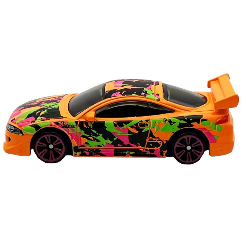 Đồ Chơi Mô Hình Siêu Xe - Hot Wheels Neon Speeders HRW71/HLH72 - 95 Mitsubishi Eclipse