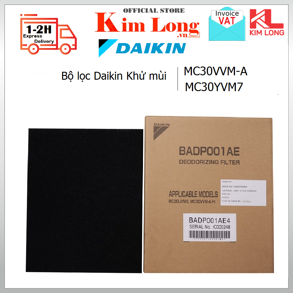 Bộ lọc Khử mùi Daikin dành cho MC30VVM-A - Hàng chính hãng