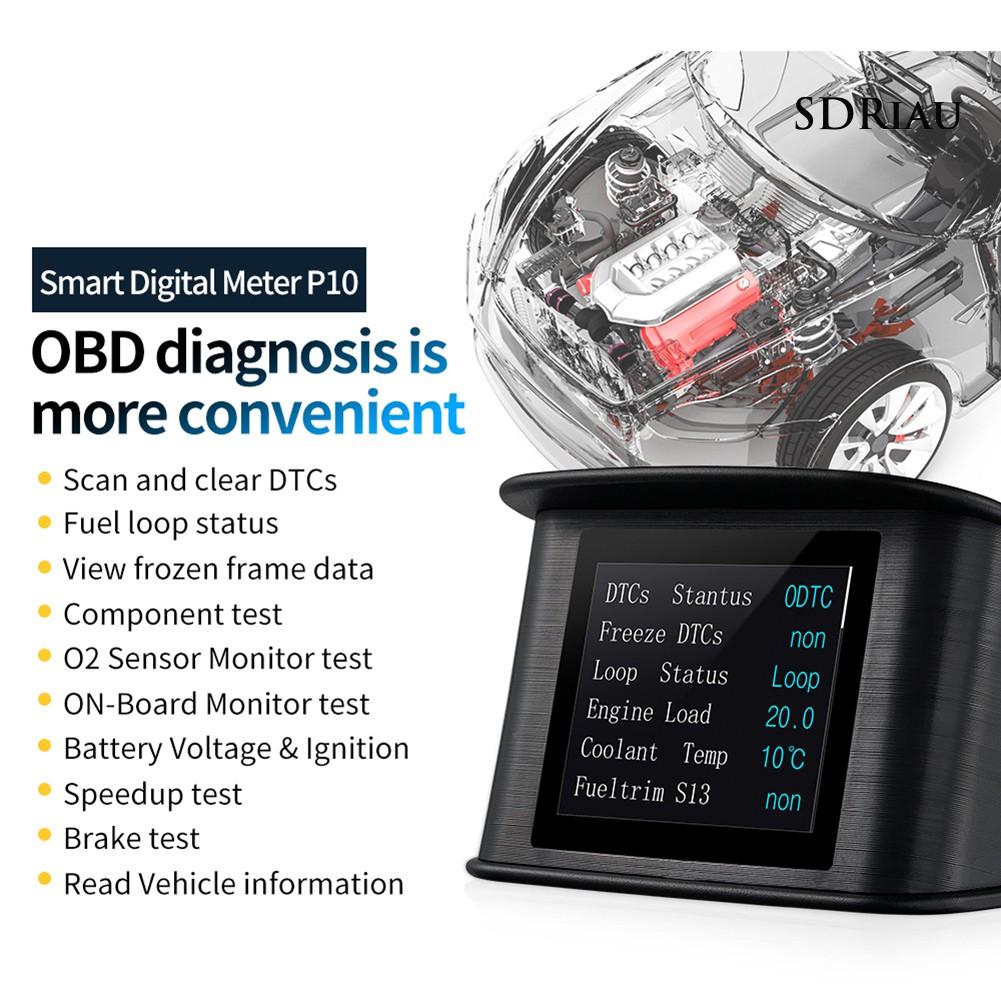 Bộ Thiết Bị Hiển Thị Gps Kỹ Thuật Số Lcd Qcd_P10 Cho Xe Hơi