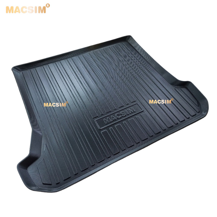 Thảm lót cốp xe ô tô Toyota Prado 2003- 2009 đến nay nhãn hiệu Macsim chất liệu TPV cao cấp màu đen