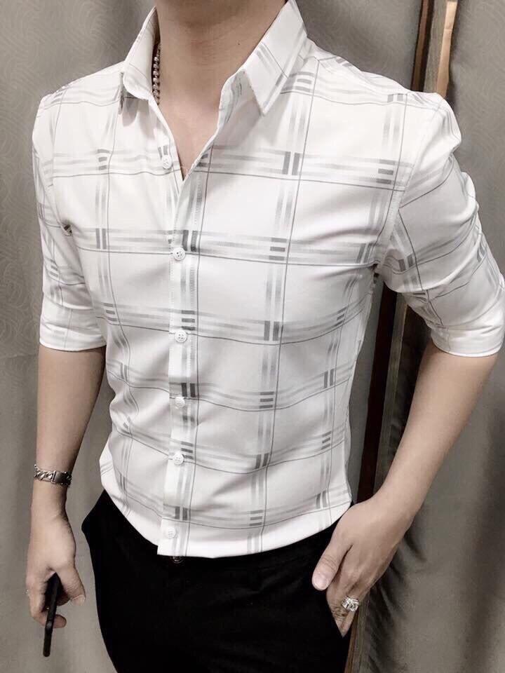 Sơ mi nam tay dài dáng body