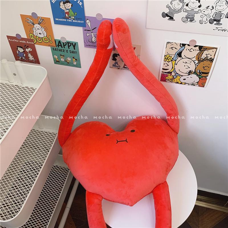 Chất Lượng Cao 70Cm Hàn Quốc Dễ Thương Ngộ Nghĩnh Dài Chân Tình Yêu Gối Sang Trọng Đồ Chơi Búp Bê Vỏ Gối Đệm Trẻ Em Trẻ Em Quà Tặng sinh Nhật