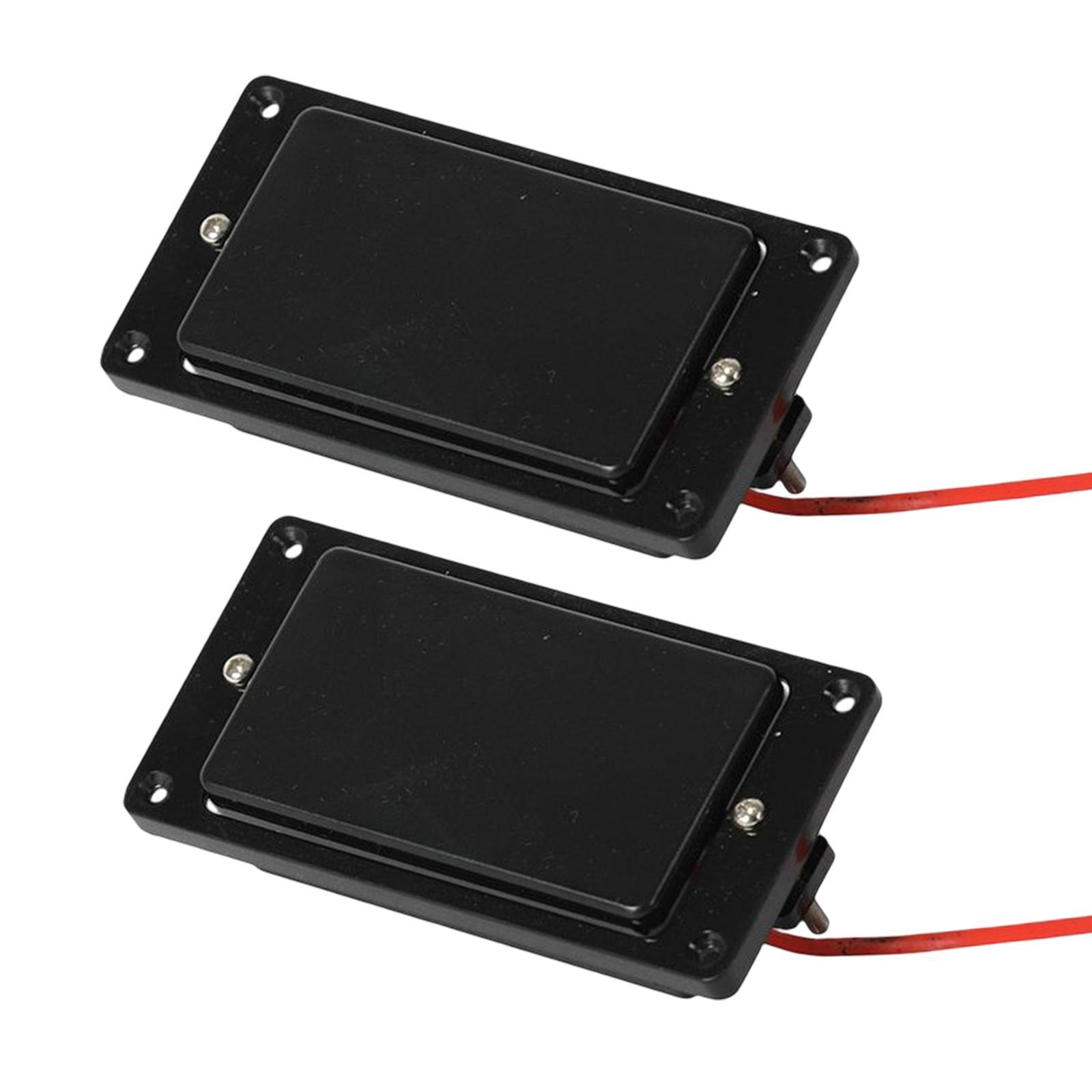 Electric Guitar Neck Bridge Pickup Noiseless Humbucker Pickup for Guitar