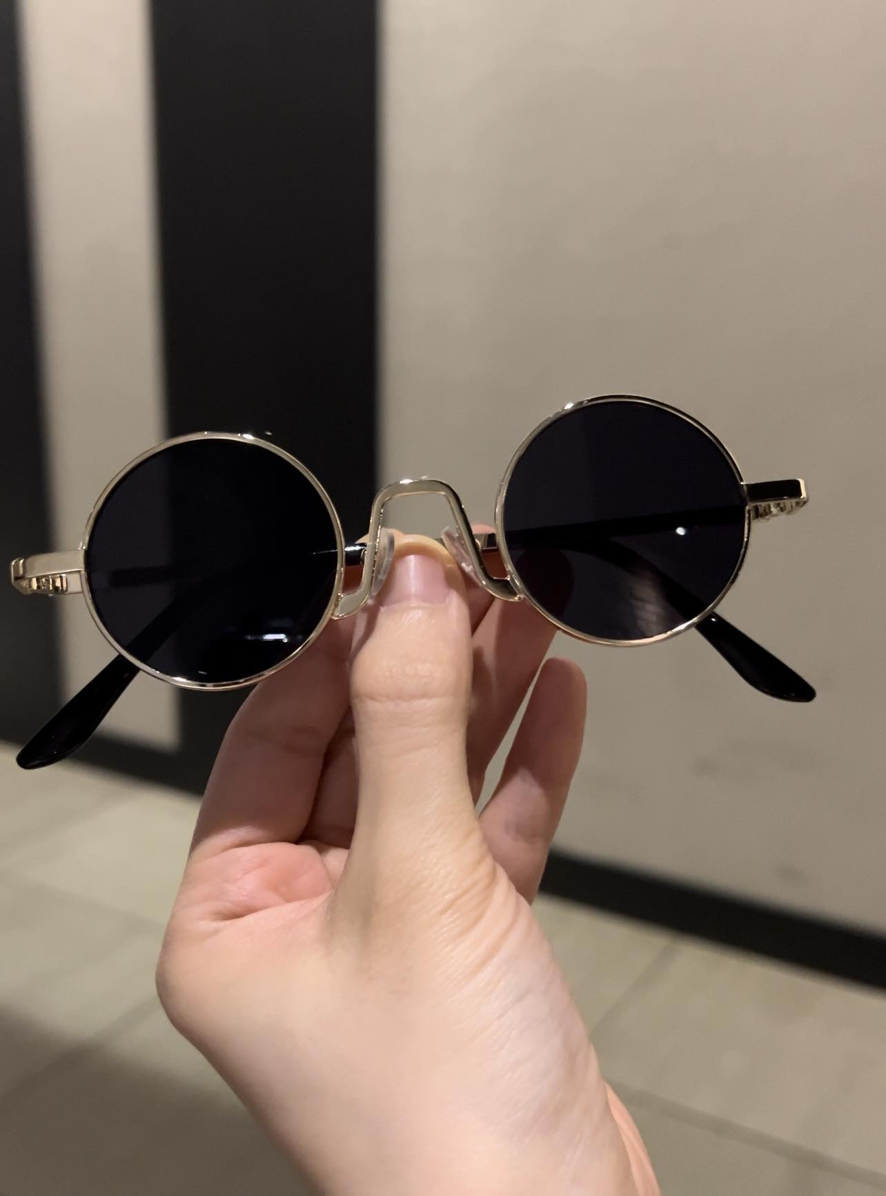 Kính râm Mắt tròn siêu nhỏ, siêu mini