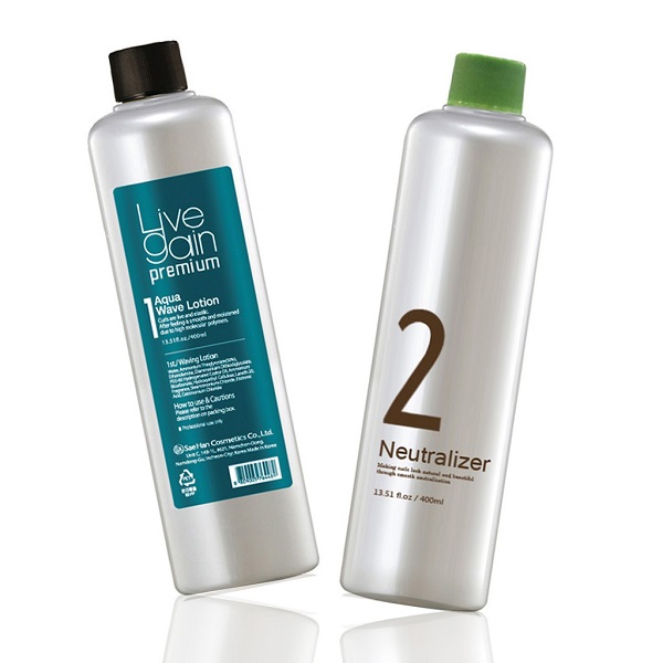 Thuốc uốn tóc, chỉ sử dụng trong salon chuyên nghiệp Livegain Premium AQUA Wave Lotion