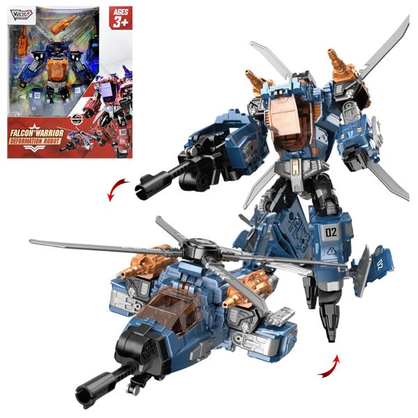 Đồ Chơi Robot Biến Hình Thành Máy Bay Trực Thăng - Vecto VTB19/BL - Màu Xanh