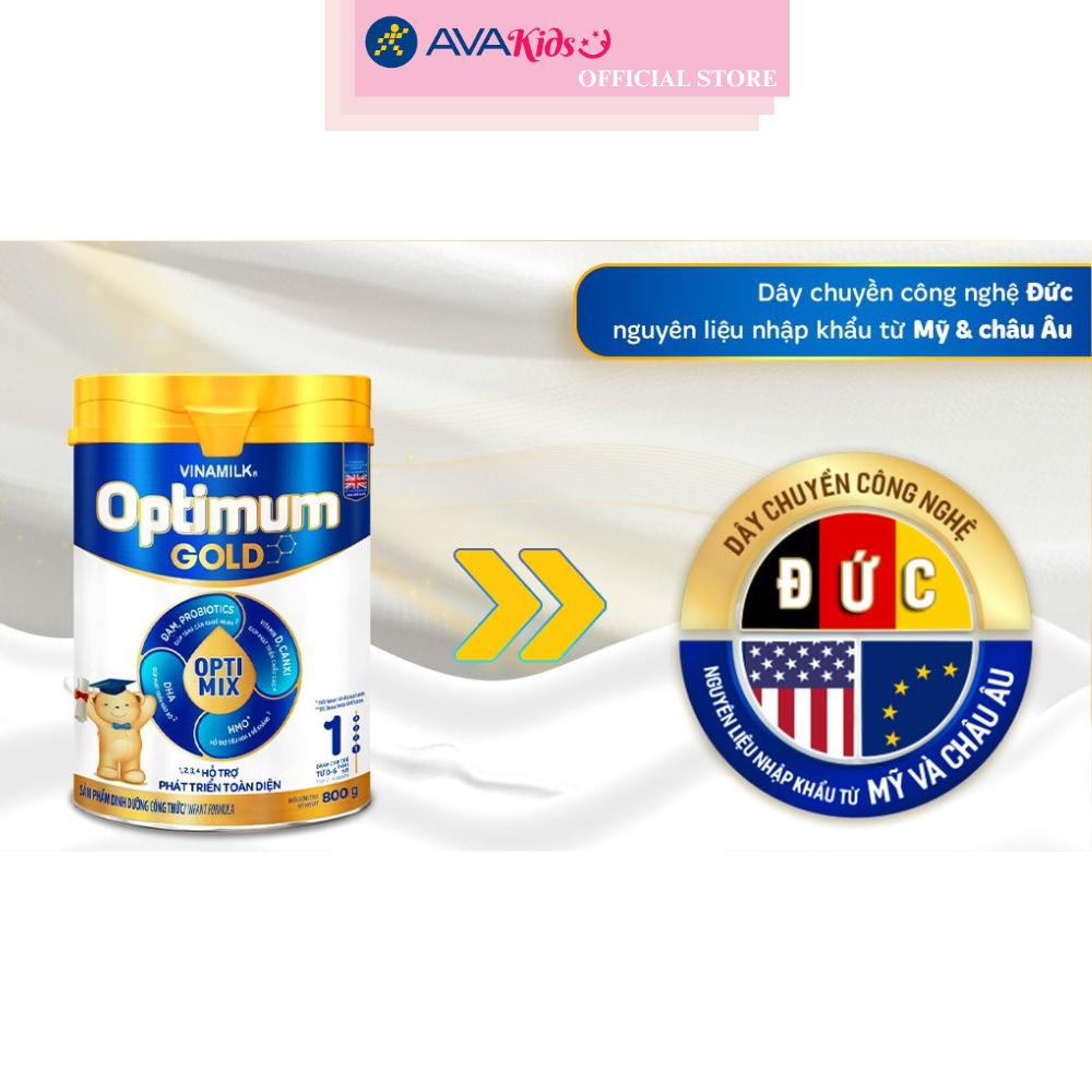 Sữa bột Vinamilk Optimum Gold số 1 800g (0 - 6 tháng)