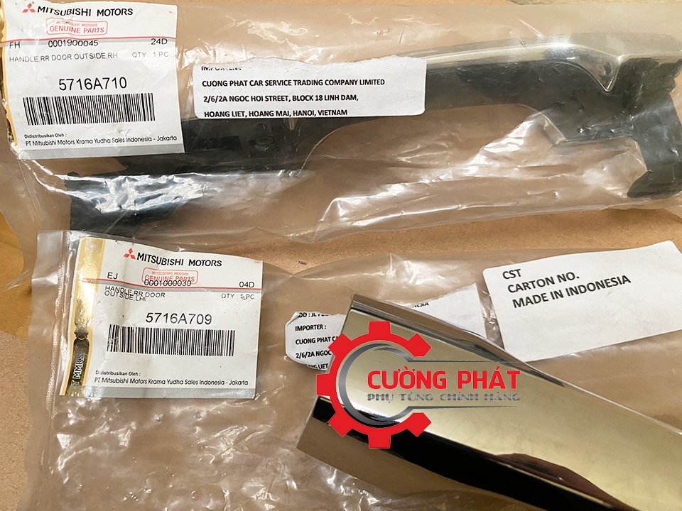 Tay mở cửa ngoài sau Mitsubishi Xpander, Xpander Cross mã bên phụ 5716A710