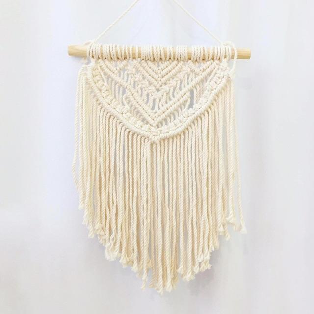 Set 2 macrame mini trang trí phòng ở, quán - Đồ decor tạo điểm nhấn trang trí