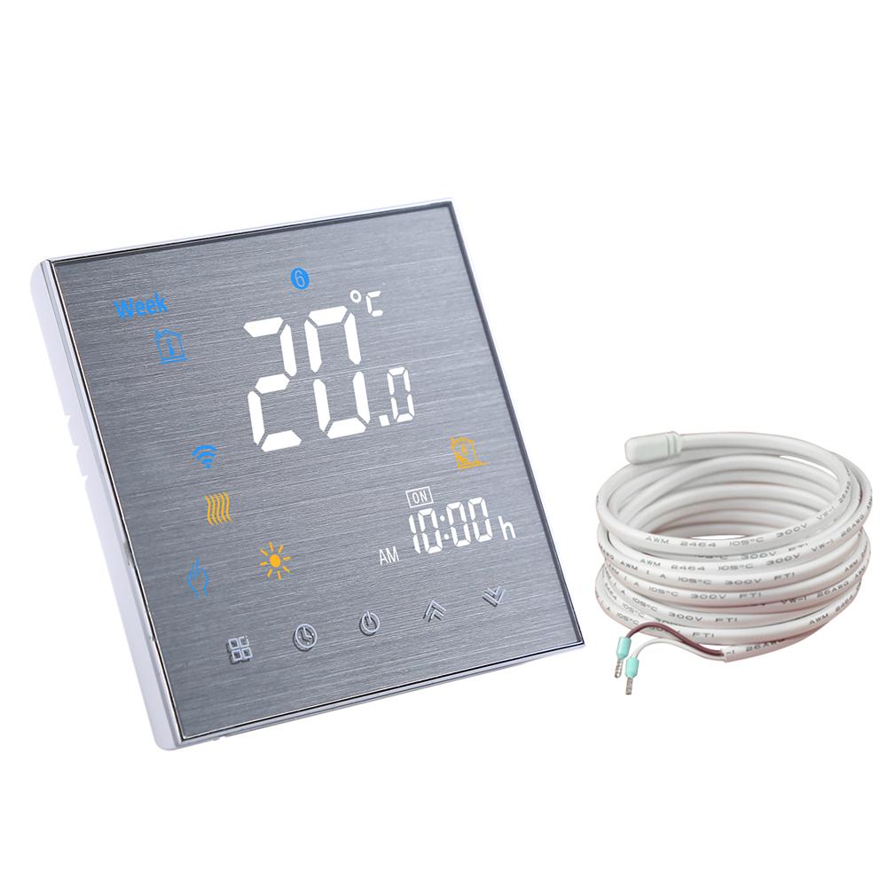 Bộ Điều Khiển Nhiệt Độ Kỹ Thuật Số Nút Cảm Ứng Màn Hình Lcd Lớn Để Làm Nóng Nước Wifi