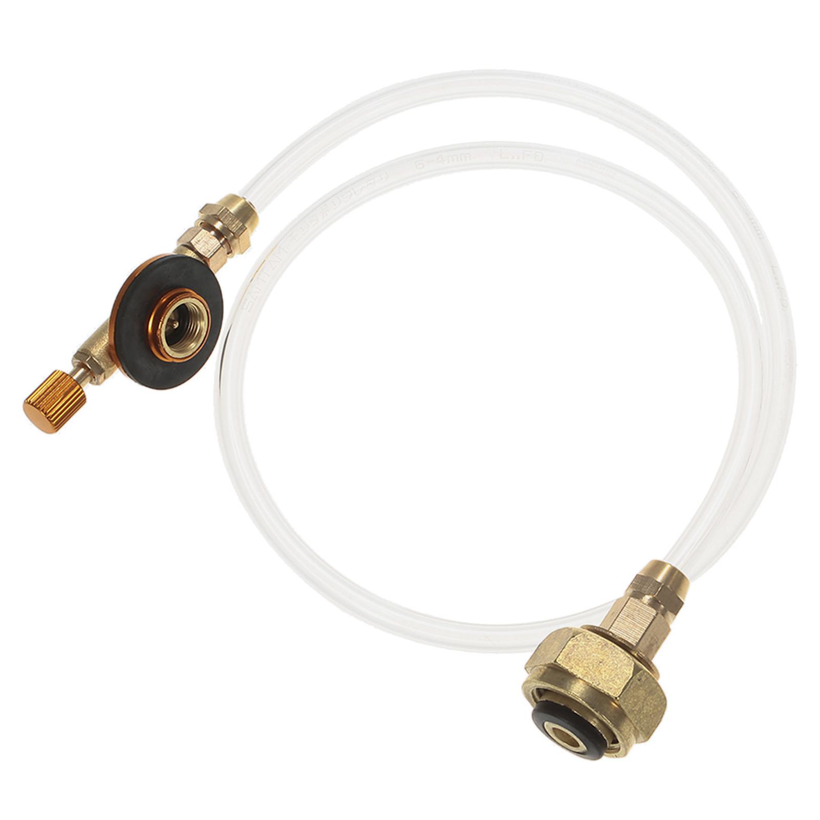 Outdoor Camping Gas Stove Refill Adapter LPG Cylinder Adapter Flat Tank Filling Adapter Convertor German Standard