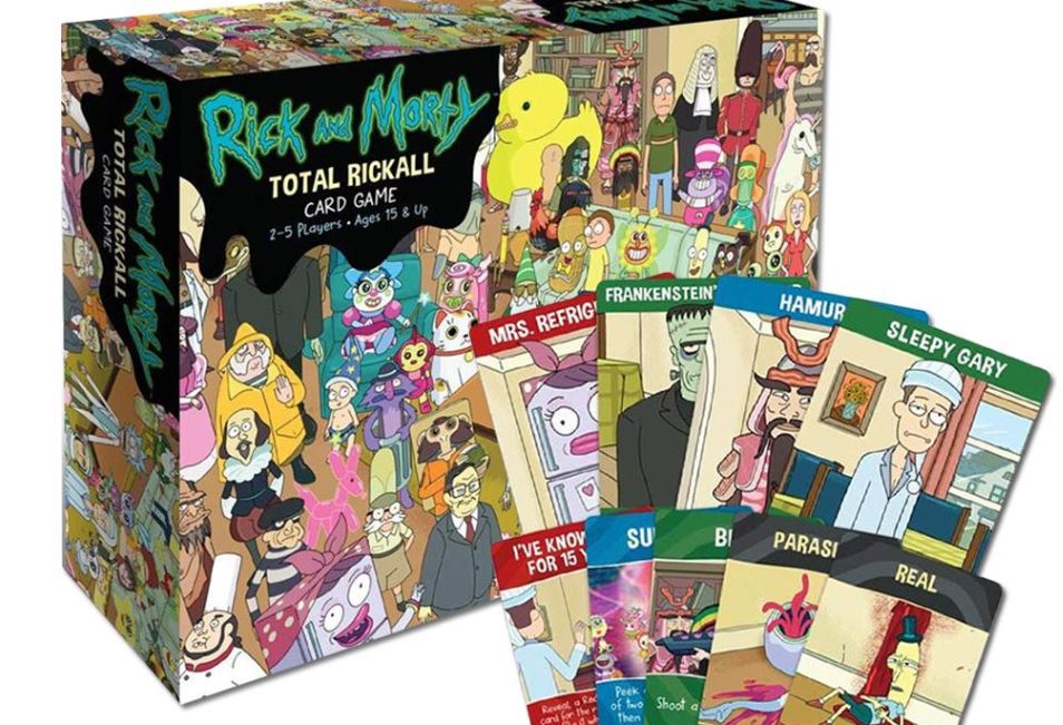 Trò chơi Boardgame Rick and Morty Total Rickall Tiếng Anh