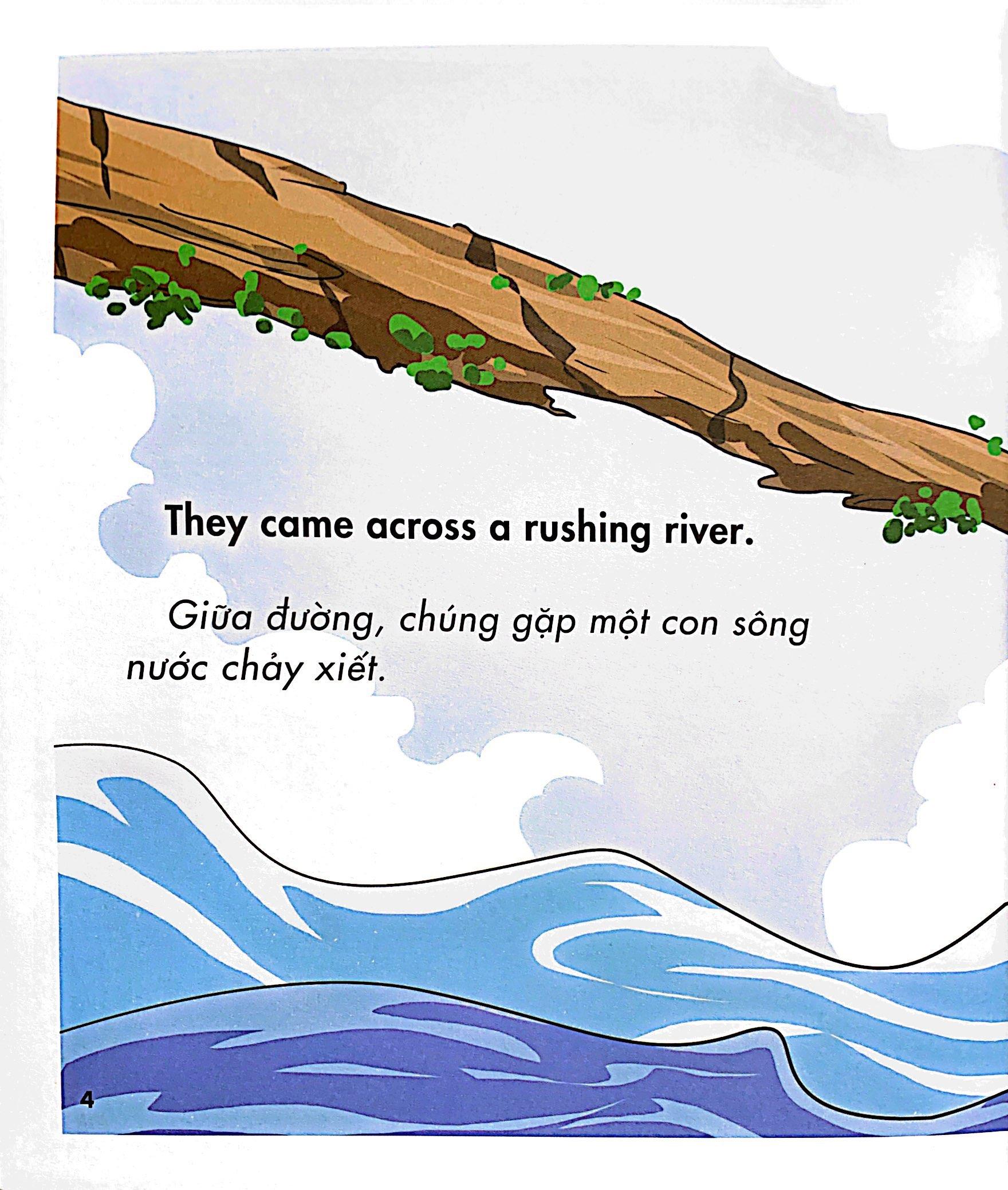 Truyện Tranh Ngụ Ngôn Dành Cho Thiếu Nhi Song Ngữ Anh-Việt - Những Người Bạn Đường